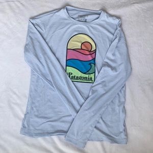 Patagonia lilac athletic XXL kids long sleeve